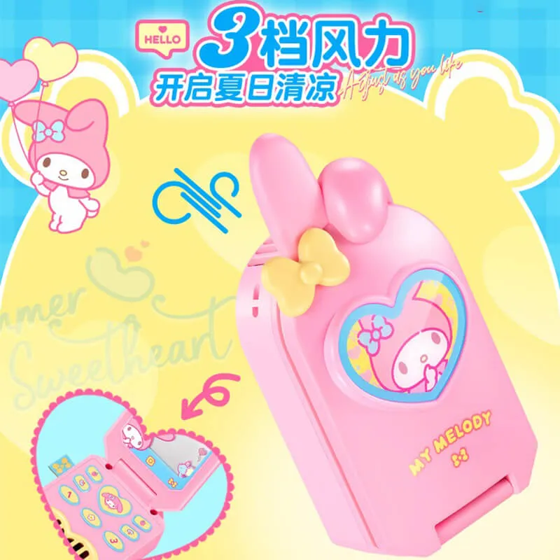 Summer Sweetheart My Melody Flip Phone Fan