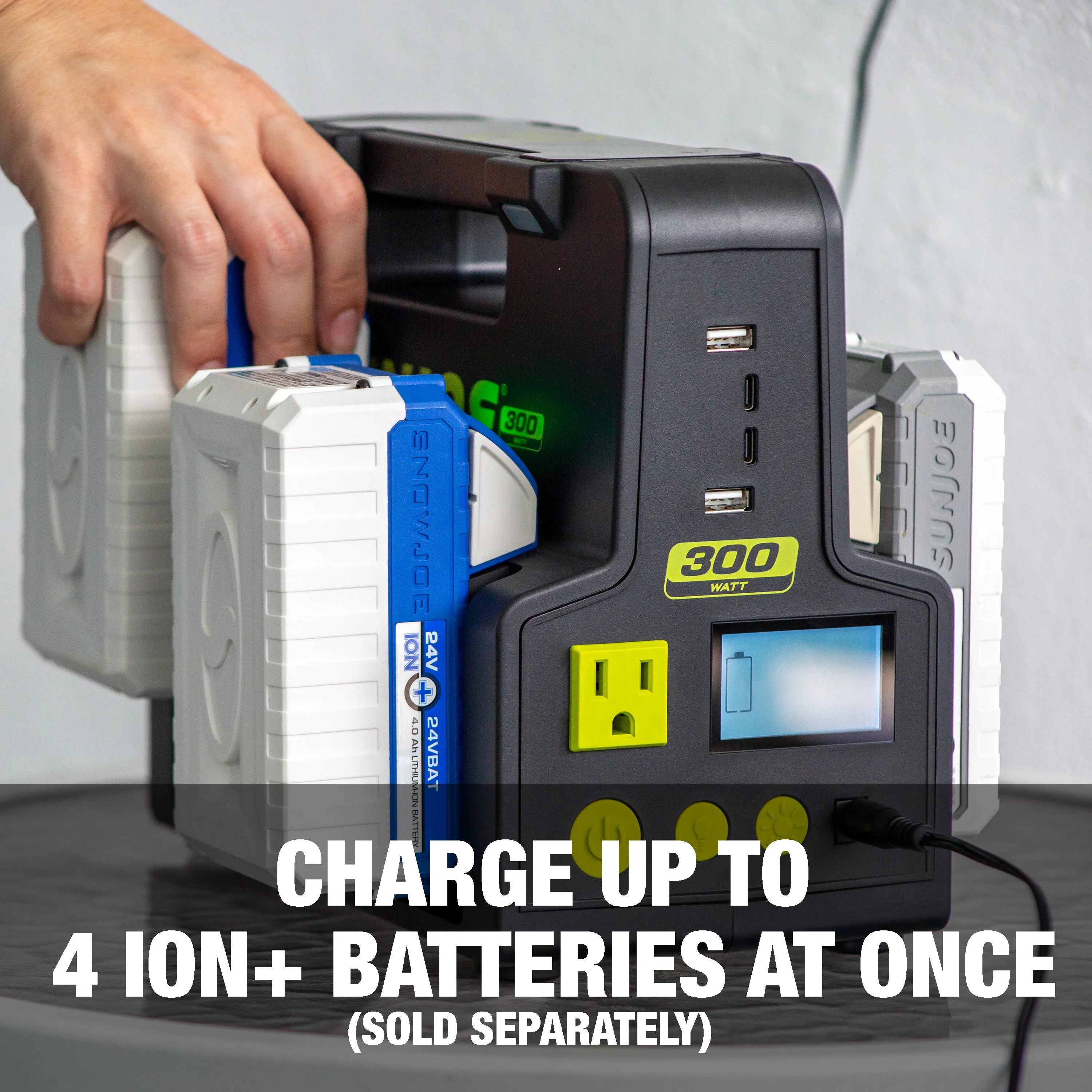 Sun Joe Portable Power Bundle | Generator   Power Station   Extension Cord
