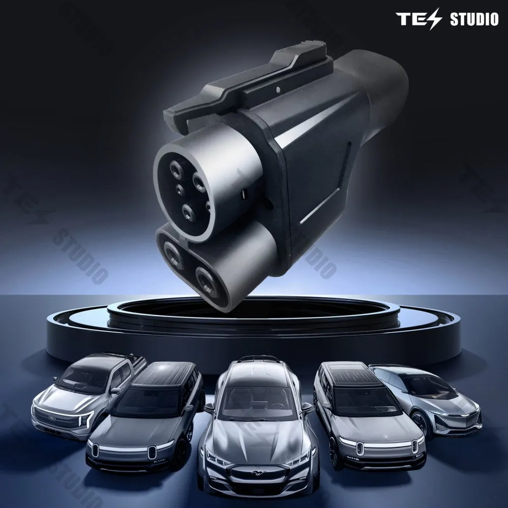 Supercharger NACS to CCS Adapter for DC Fast Charging Electric Vehicle Adapter Tesstudio®