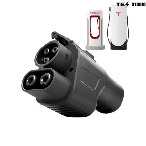 Supercharger NACS to CCS Adapter for DC Fast Charging Electric Vehicle Adapter Tesstudio®