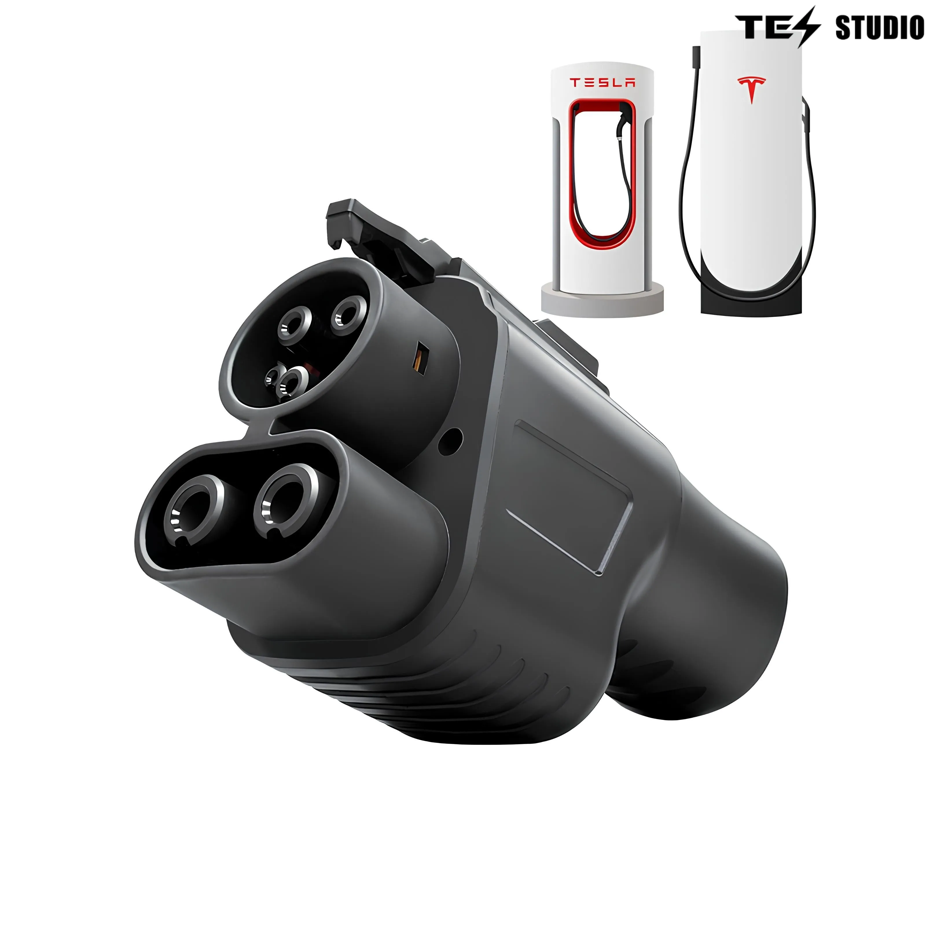 Supercharger NACS to CCS Adapter for DC Fast Charging Electric Vehicle Adapter Tesstudio®