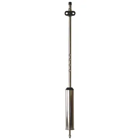 Tectran 9400H-2 40" Pogo Stick for Semi Truck Trailer Stainless Steel / Standard 3-Hole Clamp