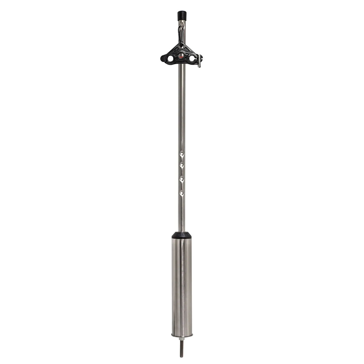 Tectran 9800H-2 40" Pogo Stick for Semi Truck Trailer Stainless Steel / 3-Hole Tec-Clamp