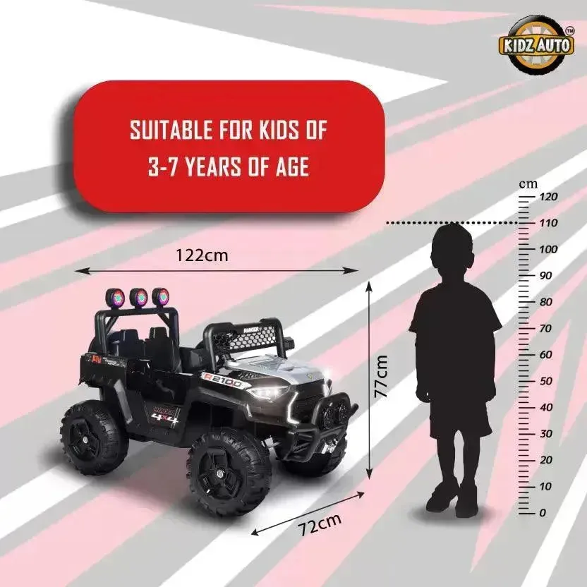Two Seater Double Battery Big Size 4x4 Kids SUV