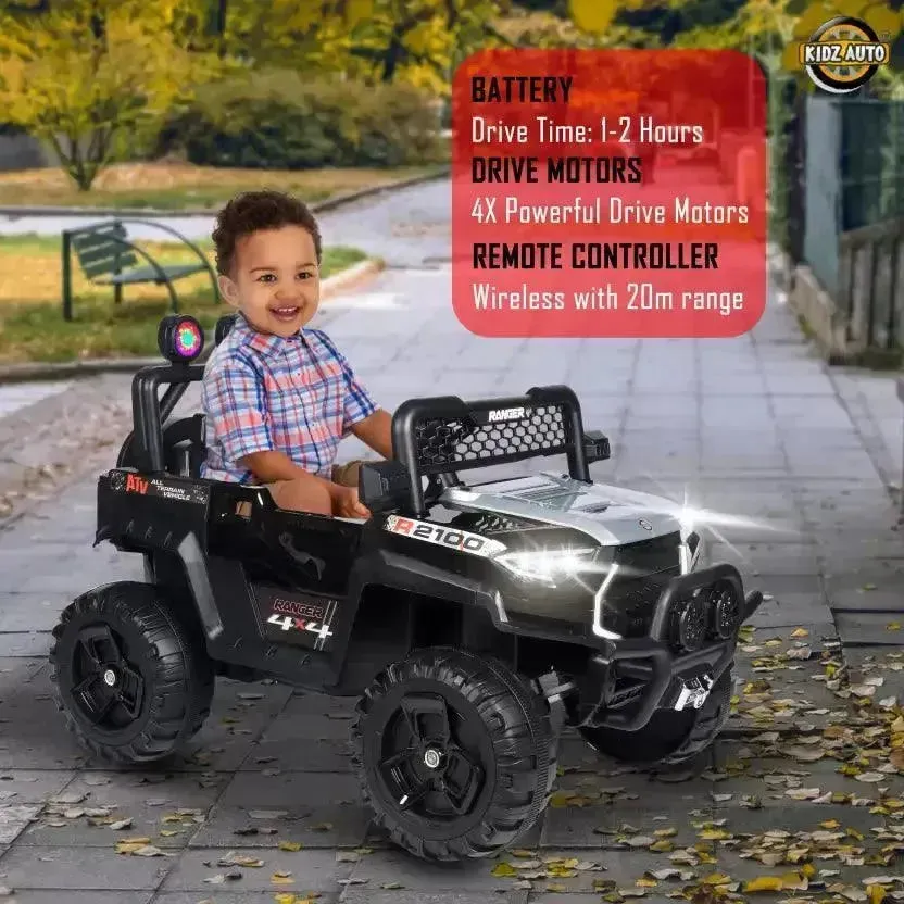 Two Seater Double Battery Big Size 4x4 Kids SUV