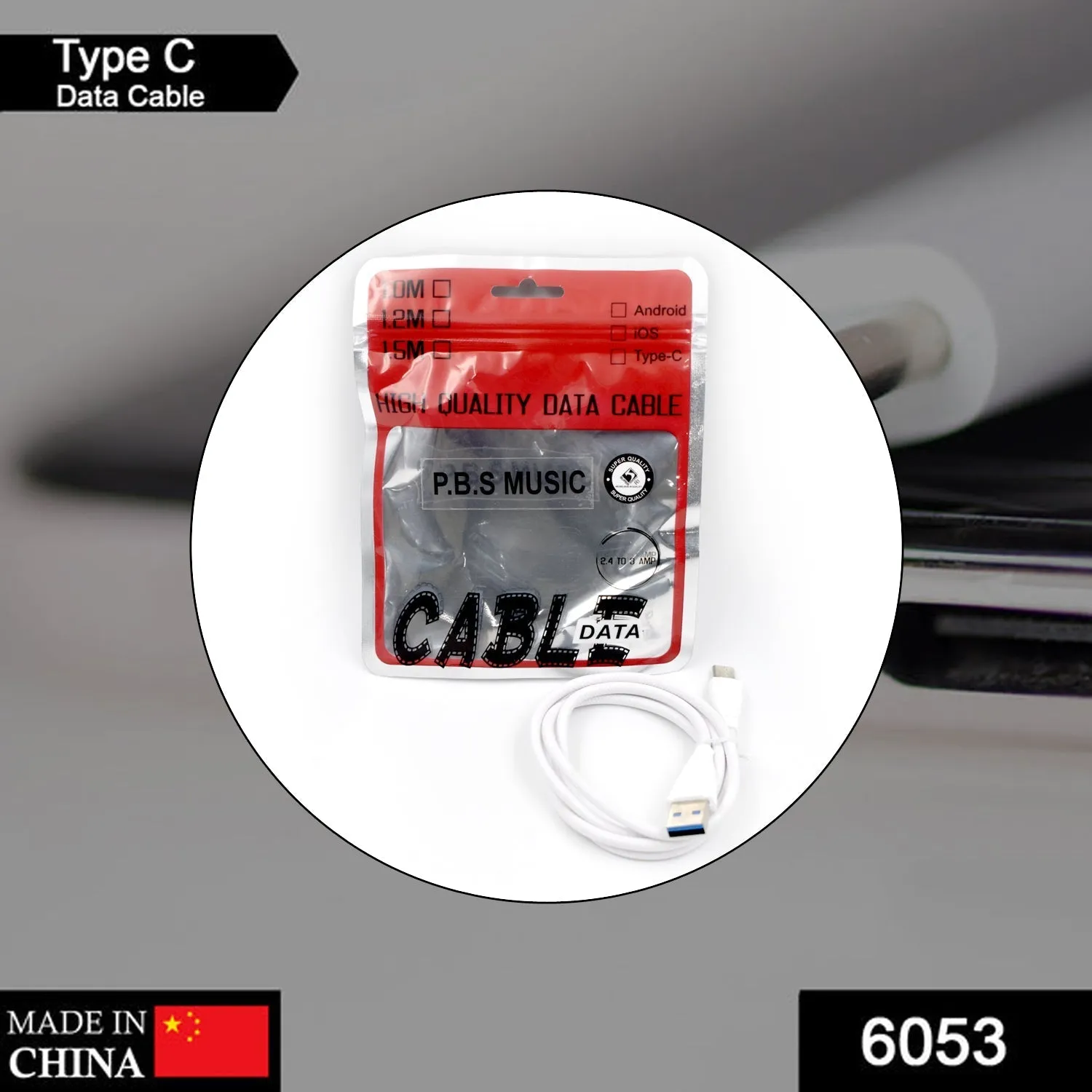 Type C Rapid Quick Dash Fast Charging Cable