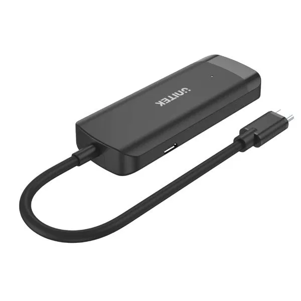 Untek H1111B 4-in-1 Powerd Type-C HUB with HDMI H1110B