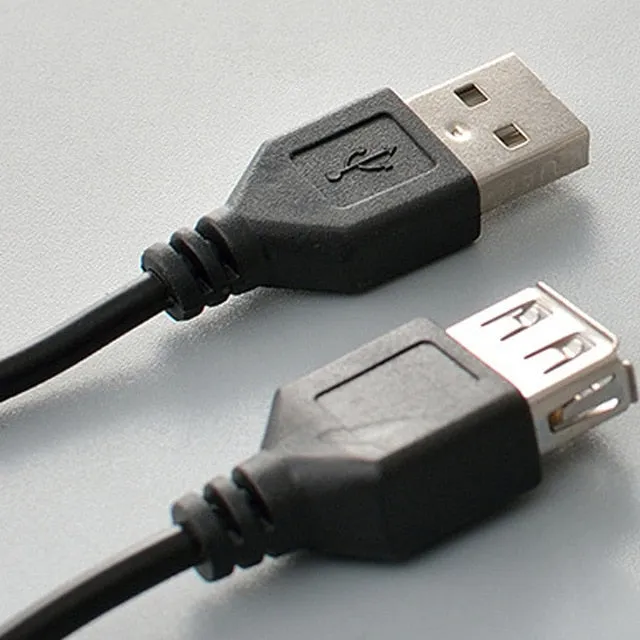 USB Extension Cable Super Speed USB 2.0 Cable Male to Female 1m Data Sync USB 2.0 Extender Cord Extension Cable