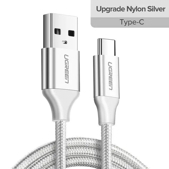 USB Type C Cable for Samsung S9 S8 Fast Charge Type-C Mobile Phone Charging Wire USB C Cable for Xiaomi mi9 Redmi note 7