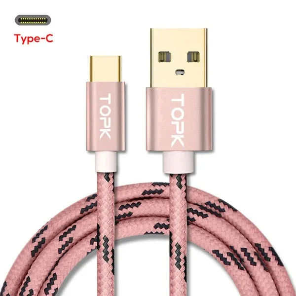 USB Type C Cable for Xiaomi Redmi Note 7 Mi 9 Fast Charging Data Sync USB C Cable for Samsung Galaxy S9 Oneplus 6t Type-C