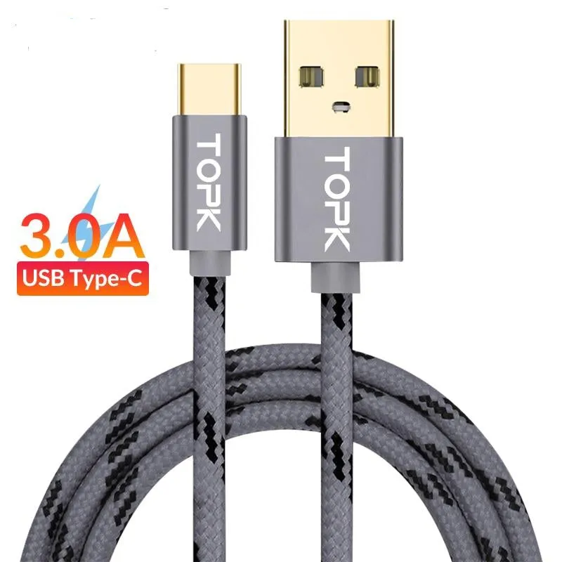USB Type C Cable for Xiaomi Redmi Note 7 Mi 9 Fast Charging Data Sync USB C Cable for Samsung Galaxy S9 Oneplus 6t Type-C