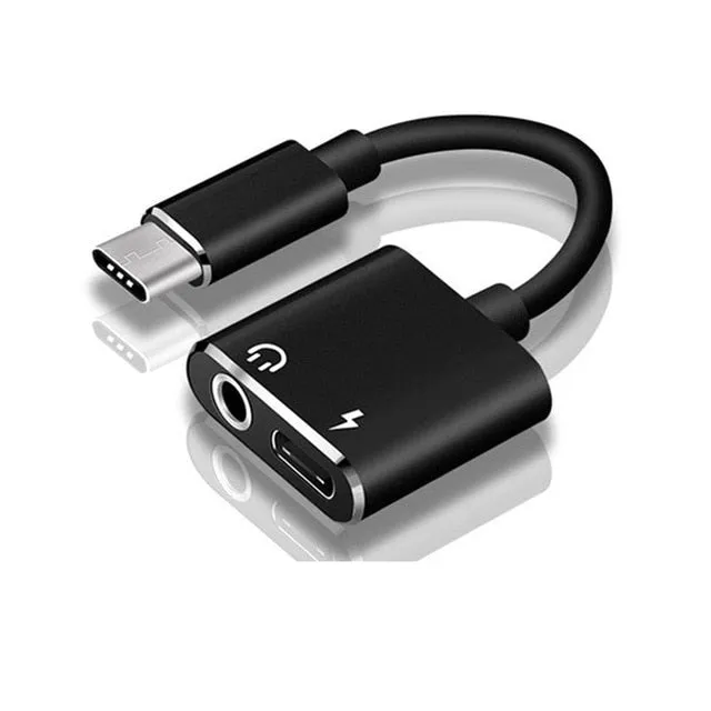 USB Type C To 3.5mm Earphone Jack Adapter For Leeco Le Max 2/Pro 3 S3 Aux Audio Cable Headphone Charger Charging USB-C Converter