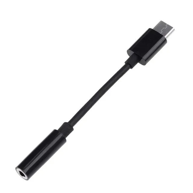 USB Type-C to 3.5mm Headphone Jack AUX Audio Cable Adapter for Samsung LG Nexus Oneplus Nokia Xiaomi Huawei Type C Smart Phones