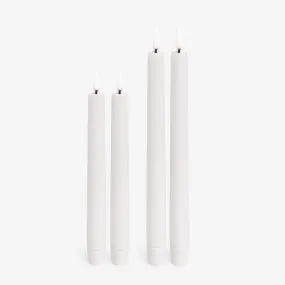 Uyuni Lighting Flameless Tapered Candles (White 2 Pack)