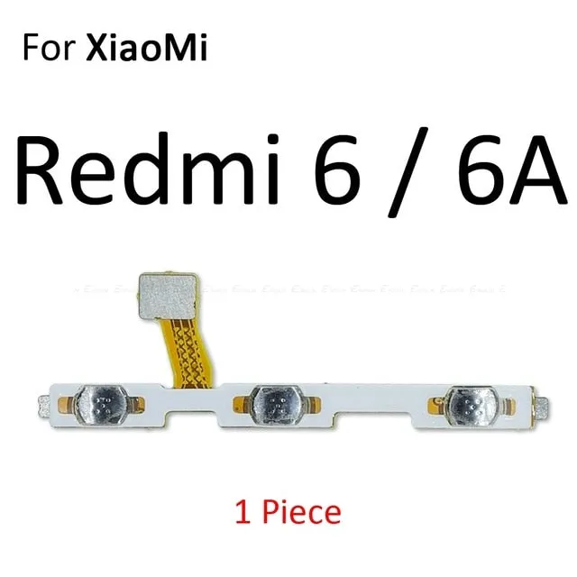 Volume Button Power Switch On Off Button Flex Cable For Xiaomi Redmi 3X 3S 4A Note 7 6 2 5A 6A 5 Plus 4 3 Pro 4X Global