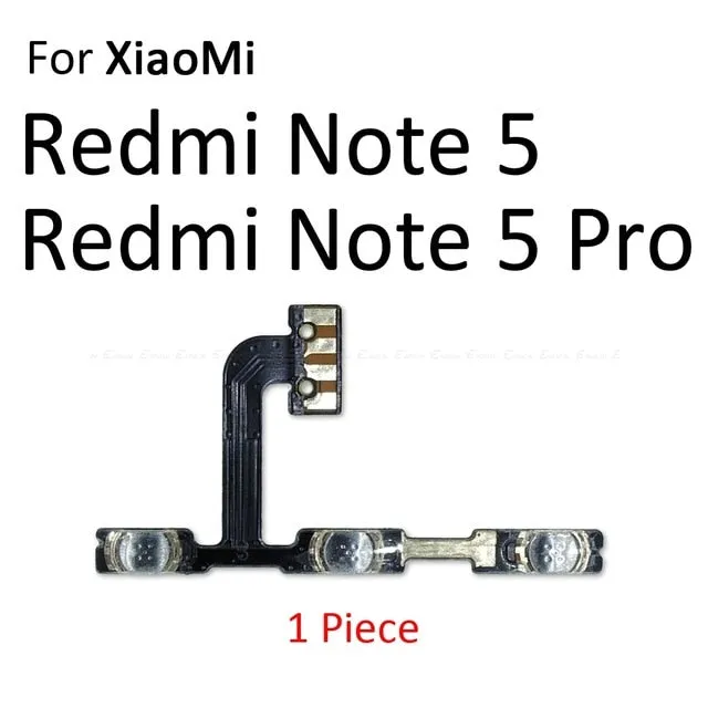 Volume Button Power Switch On Off Button Flex Cable For Xiaomi Redmi 3X 3S 4A Note 7 6 2 5A 6A 5 Plus 4 3 Pro 4X Global