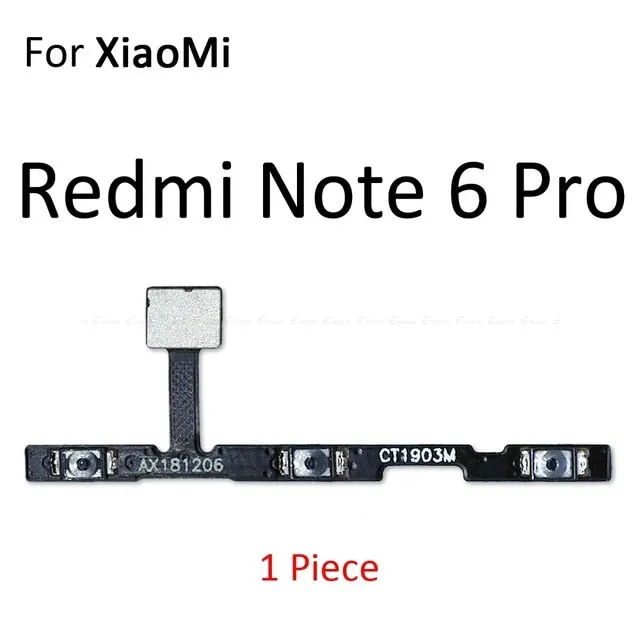 Volume Button Power Switch On Off Button Flex Cable For Xiaomi Redmi 3X 3S 4A Note 7 6 2 5A 6A 5 Plus 4 3 Pro 4X Global