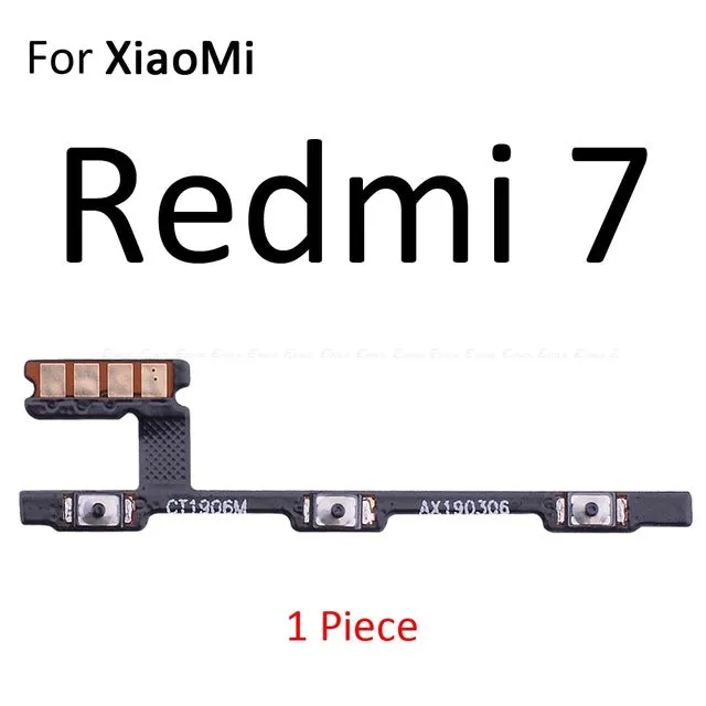 Volume Button Power Switch On Off Button Flex Cable For Xiaomi Redmi 3X 3S 4A Note 7 6 2 5A 6A 5 Plus 4 3 Pro 4X Global