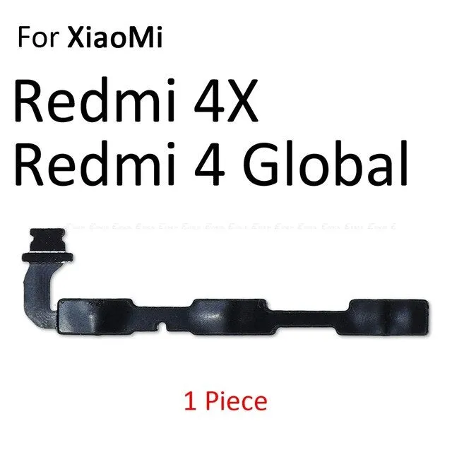 Volume Button Power Switch On Off Button Flex Cable For Xiaomi Redmi 3X 3S 4A Note 7 6 2 5A 6A 5 Plus 4 3 Pro 4X Global