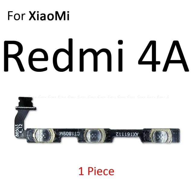 Volume Button Power Switch On Off Button Flex Cable For Xiaomi Redmi 3X 3S 4A Note 7 6 2 5A 6A 5 Plus 4 3 Pro 4X Global