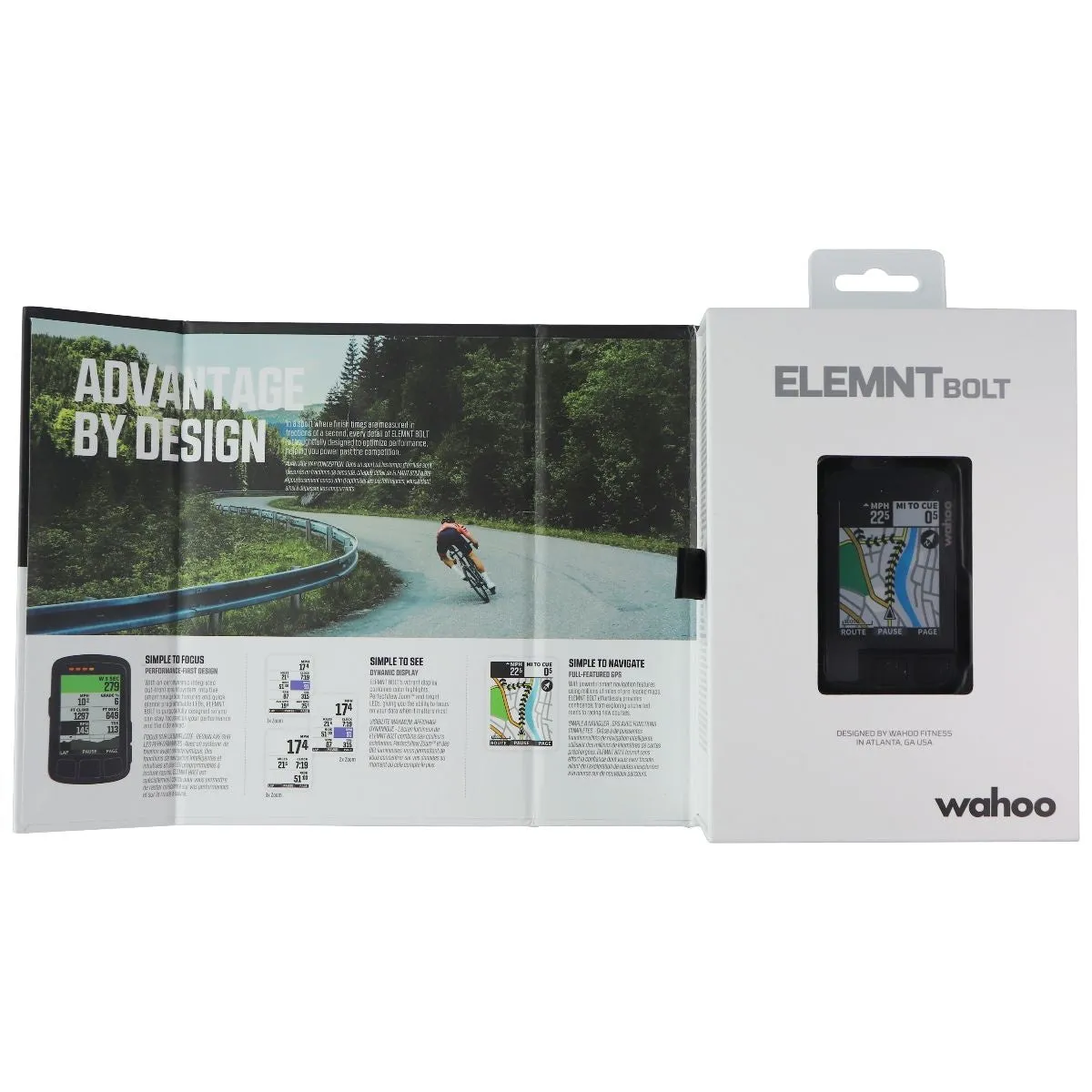 Wahoo ELEMNT Bolt V2 GPS Cycling/Bike Computer - Black