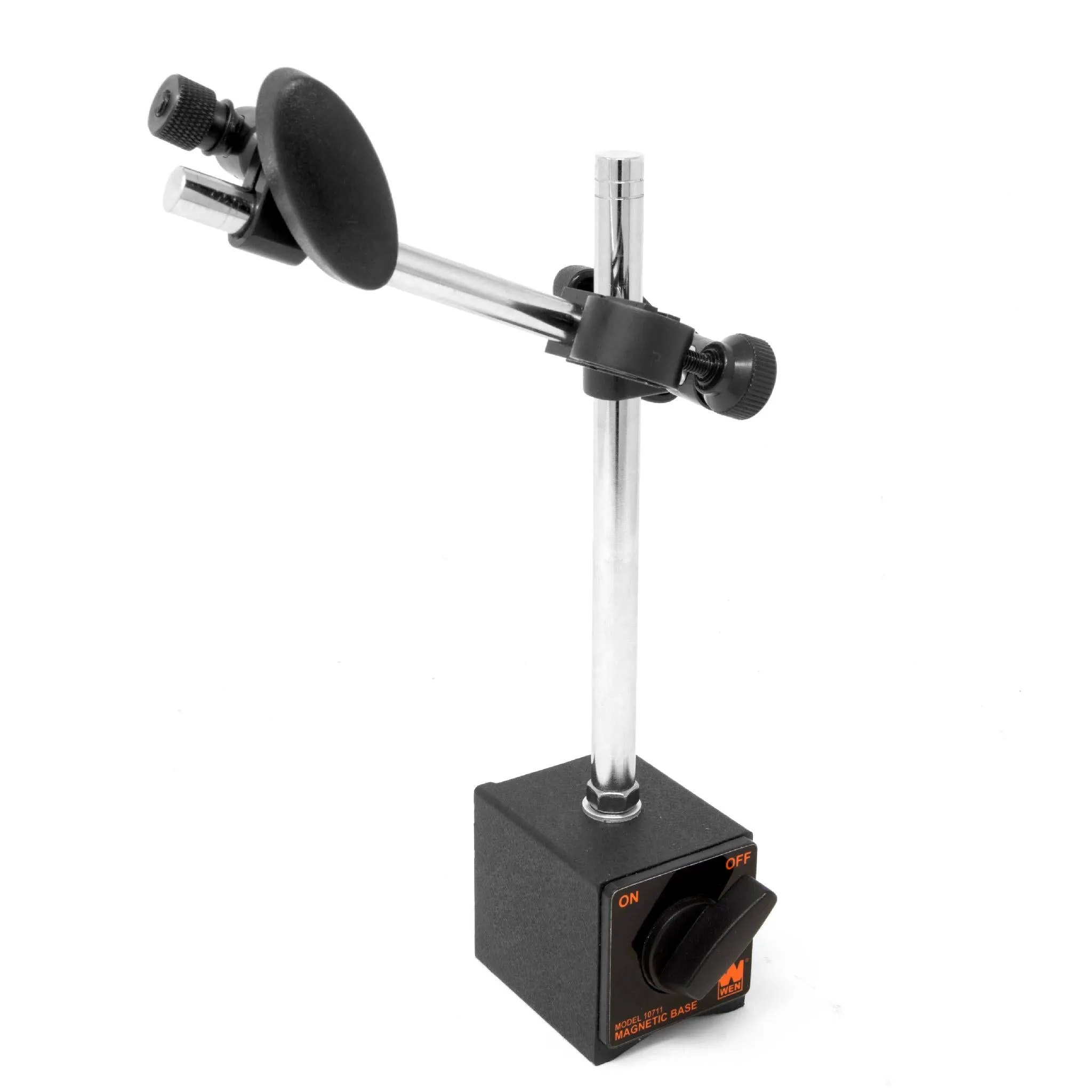 WEN 10711 Industrial-Strength Adjustable Magnetic Base for Dial Indicators