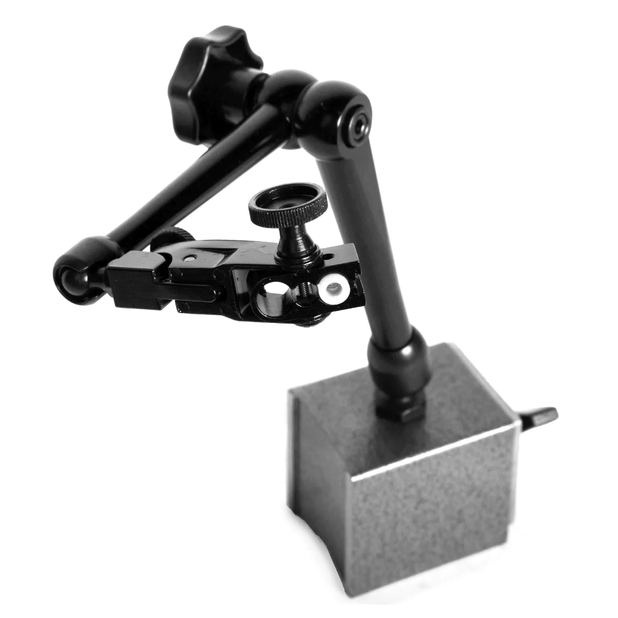WEN 10714 Industrial Strength Three Segment Magnetic Base for Dial Indicators with Quick Release