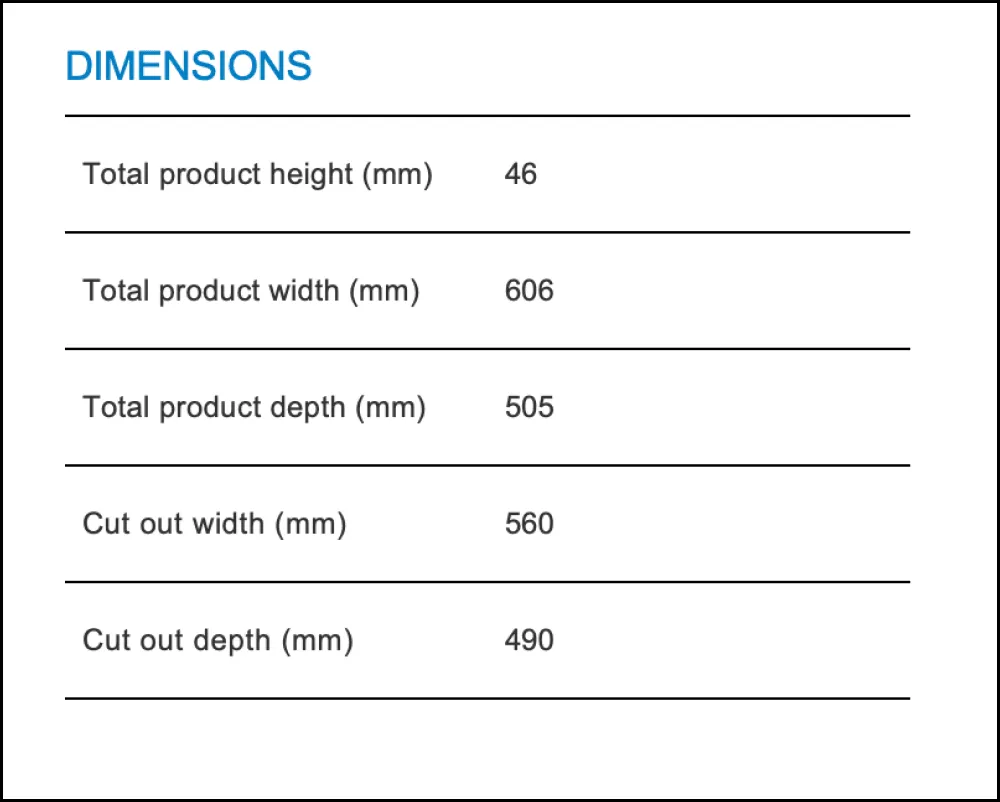 Westinghouse WHC642SC 60cm Ceramic Cooktop