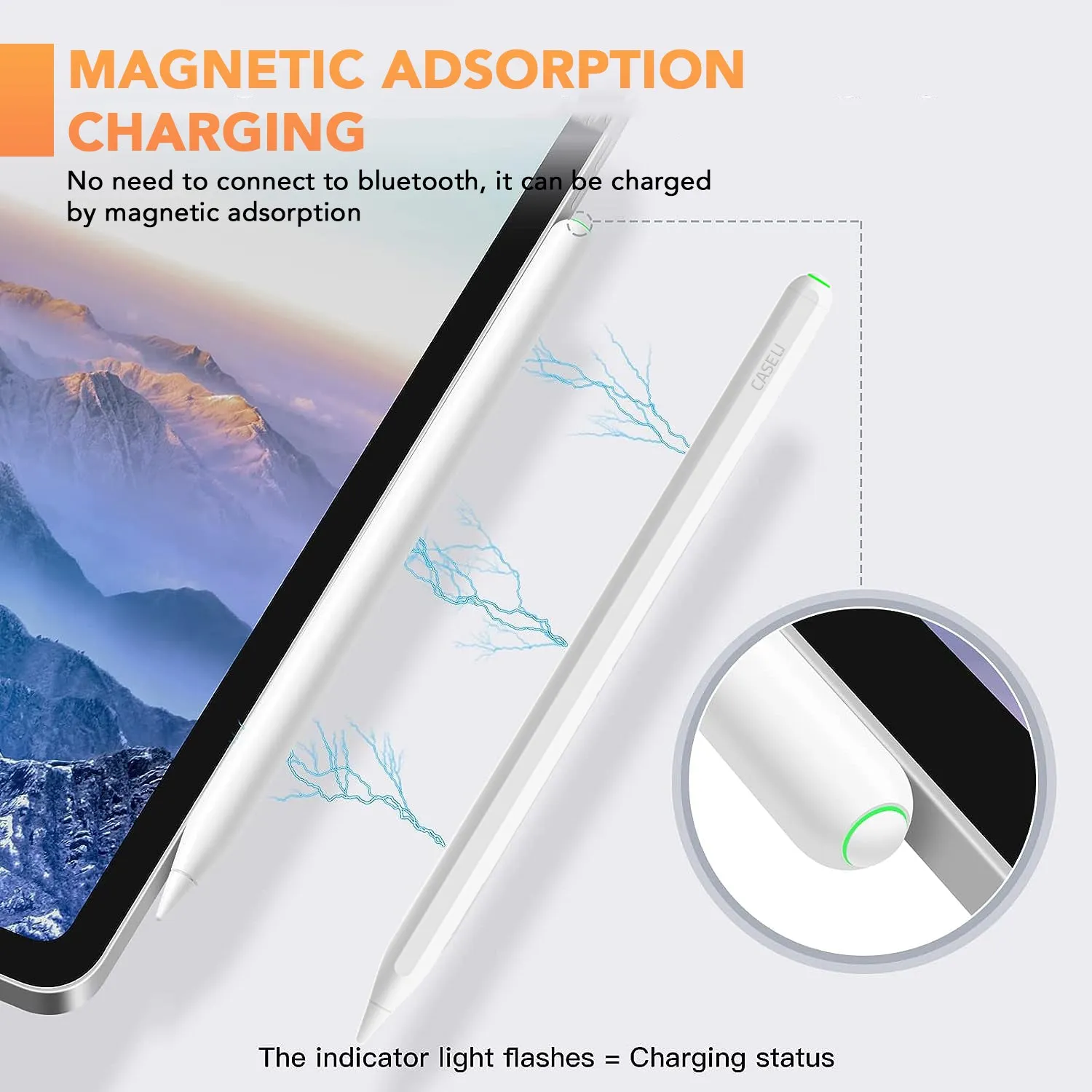 Wireless Stylus Pen for iPad with Palm Rejection
