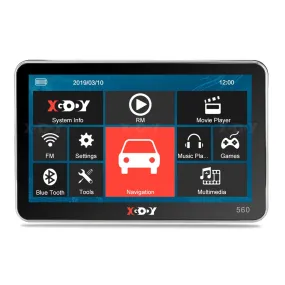 XGODY 560BT/560F 5'' GPS vehicle navigation device