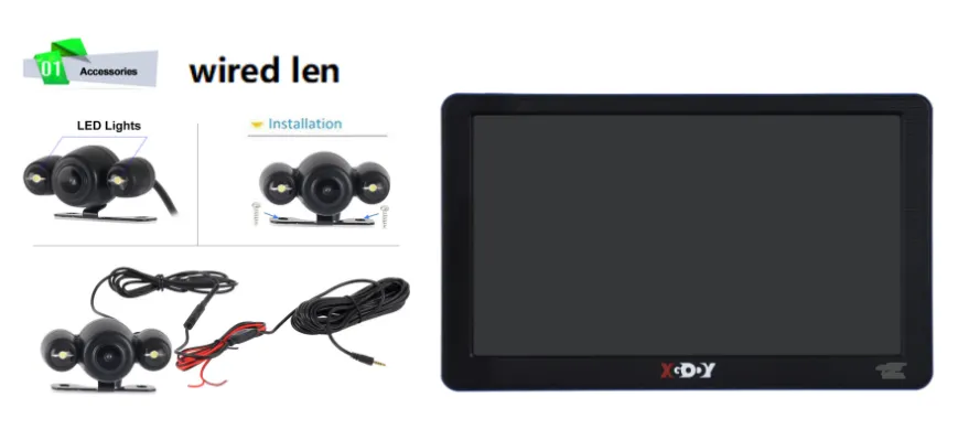 XGODY 560BT/560F 5'' GPS vehicle navigation device