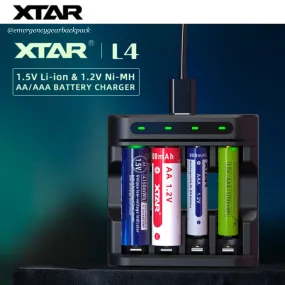 XTAR L4 1.5V&1.2V Battery Charger